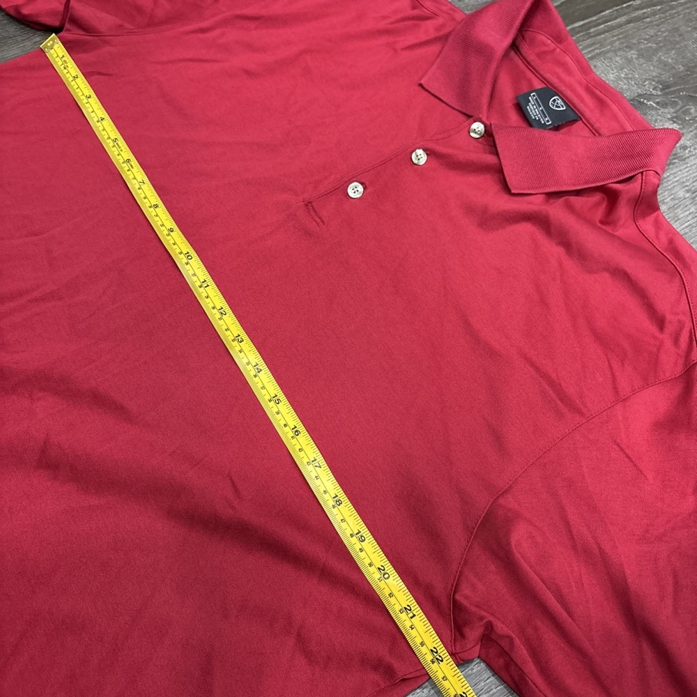 Vintage 90s Nike Golf Polo Shirt Mens Size Large Red Short Sleeve Pullover * - Picture 8 of 11